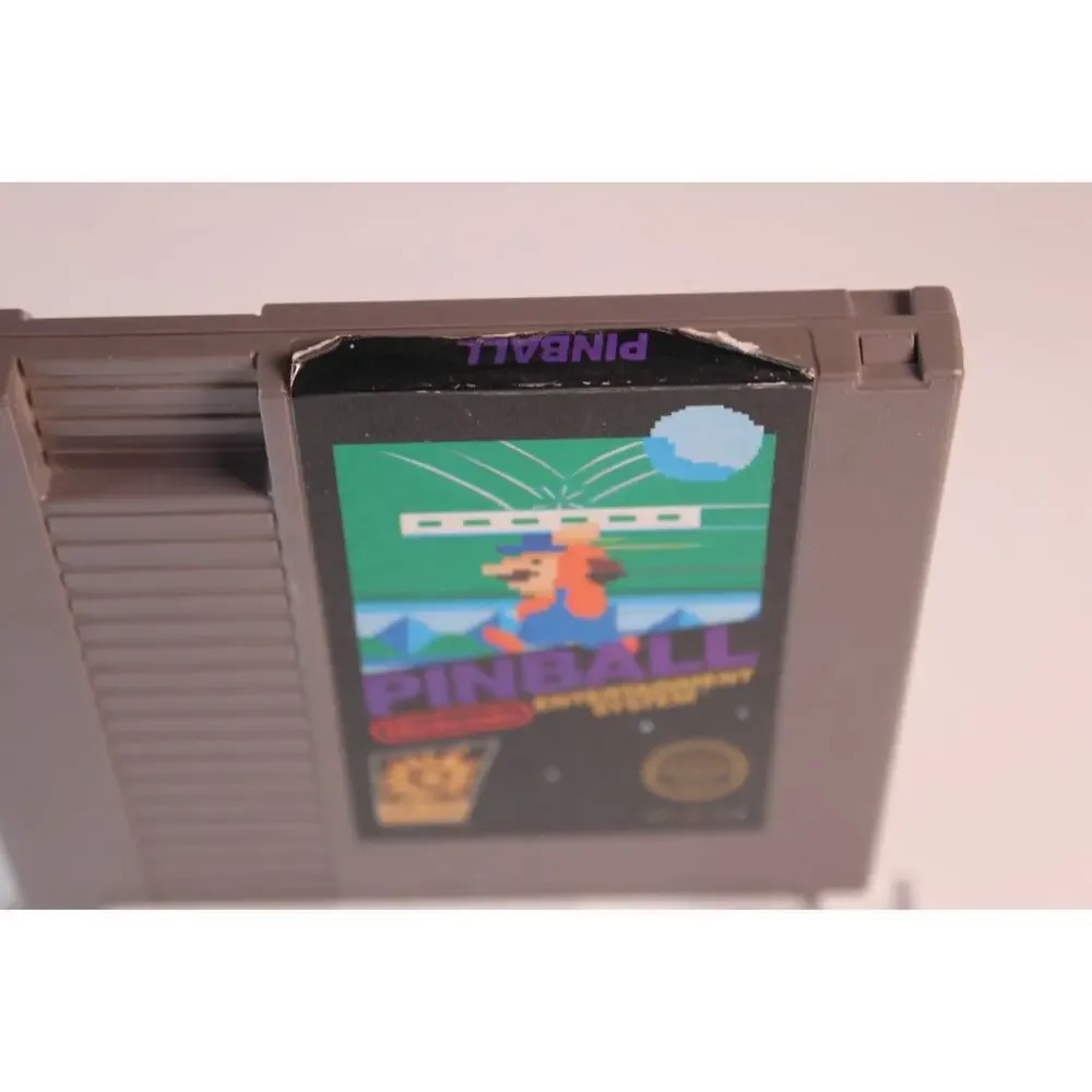 Pinball (Nintendo Entertainment System, 1985) Authentic, game cart only, tested